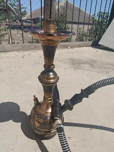 sirqa sekilleri: Mis və tünd rəngli metal işləmələrlə hazırlanmış klassik qəlyan — 6