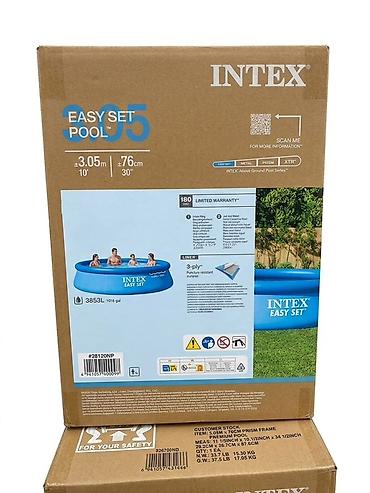 для тени: Надувной каркасный бассейн Intex Easy Set 305 x 76 см - Серия: Easy — 1