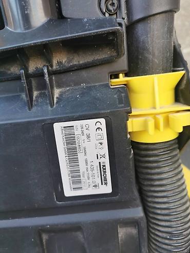 dc mator: Peşəkar fırçalı, tək mühərrikli tozsoran, Karcher CV 38/1 Mağazalar — 3