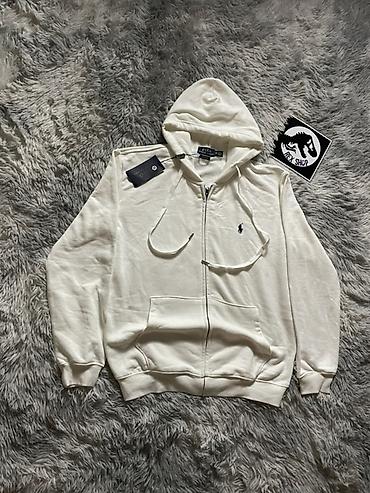 tech flecee: Мужская толстовка, M, Polo Ralph Lauren, Новый, цвет - Белый — 2