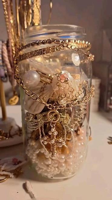 секс кр: Банка-сюрприз с бижутерией / Mystery Jar Декоративная стеклянная — 4