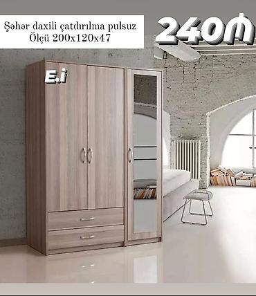 3 qapılı dolab Yep yeni 240 azn rəng seçimi var çatdırılma var