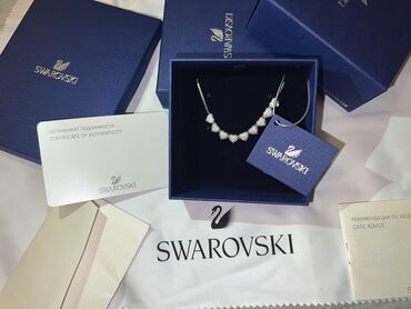 gumuş dəst: Dəstə daxildir: Bilərzik, Swarovski, Gümüş, 925 Əyar