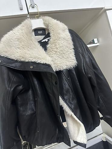 кожанные мужские куртки: Куртка-авиатор BM Storeez - Материал верха: гладкая черная экокожа — 6