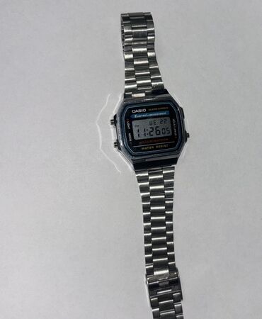 fossil часы: CASIO электронные наручные часы с браслетом из нержавеющей стали. Уни