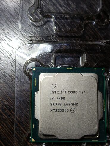 intel core i7 7700: Процессор, Б/у, Intel Core i7, 8 ядер, Для ПК