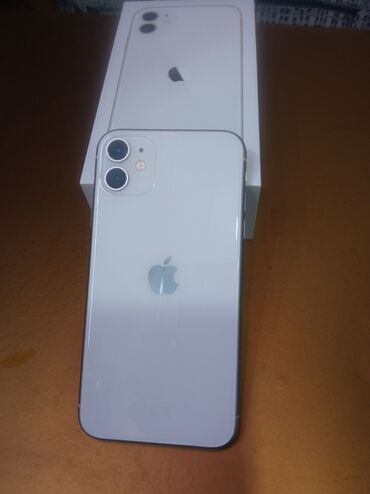 IPhone 11, 128 ГБ, Белый, Отпечаток пальца, Беспроводная зарядка, Face ID