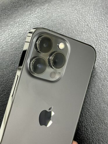 айфон 1213: IPhone 13 Pro, Колдонулган, 128 ГБ, Black Titanium, Коргоочу айнек, Каптама, 80 %