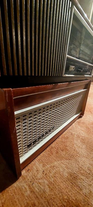 ikinci el mikrofon: Məhsul: Retro ev audio sistemi – radiola + maqnitofon + akustik blok — 1