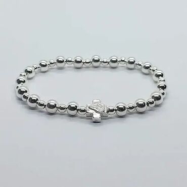 Narukvice: Podesiva narukvica, Materijal: Perlice, Srebro — 2