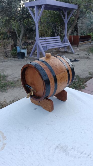 Mətbəx üçün digər texnika: Hədiyyə və suvenir üçün taxta çəllək. Dekor Boçka. Dekorativ çellek — 9