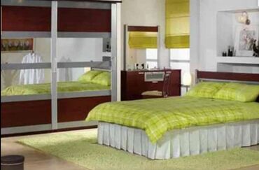 кровать: Двуспальная кровать, Комод, Тумба, 2 тумбы, Азербайджан, Б/у