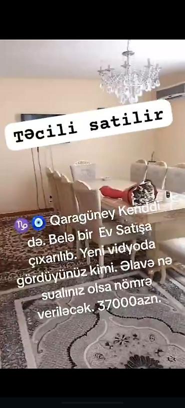 yeni gunəşlidə mənzil: Təcili satılır – Qaragüney kəndində ev. Xüsusiyyətlər: - Geniş və — 1