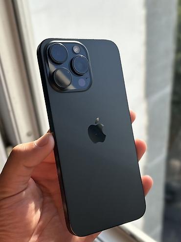 IPhone 15 Pro Max, Б/у, 256 ГБ, Black Titanium, Чехол, 82 %
