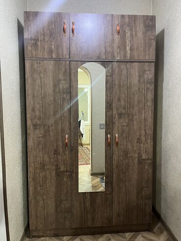 dolap satışı: İşlənmiş, Açılan, 3 qapılı Düz dolab, Qarderob, paltar dolabı, Azərbaycan