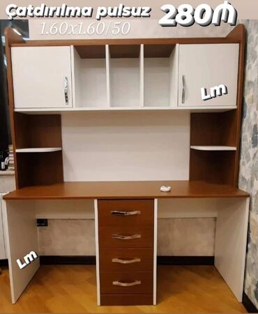 компьютерный стол: *Yazı masası / iş masası* _*EMDİRİMLƏ*_ Qiymət : *280₼* ➡️Məhsul yeni