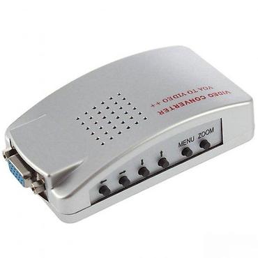 retro paket 2 za 1: VGA NA AV RCA AKTIVAN VIDEO KONVERTER ČINČ 3.5MM AKTIVNI | Filip - — 2