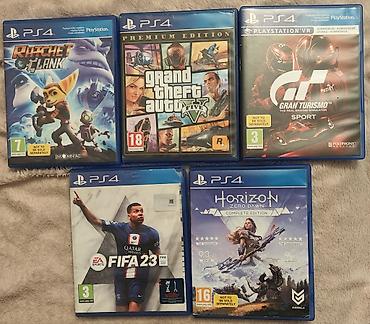 Читать внимательно. 5 дисков для playstation 4 с царапинами