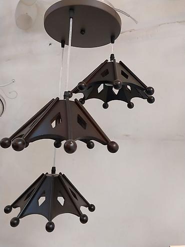 Çilçıraqlar: Çılçıraq, 3 lampa, Metal — 4