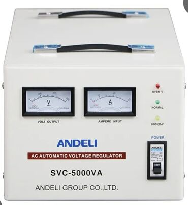 Ev üçün digər mallar: Məhsul: ANDELI SVC-5000VA – Avtomatik AC Gərginlik Stabilizatoru