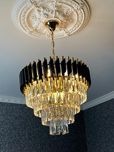 gizli işıq tavan: Çılçıraq, 10 və daha çox lampa — 1