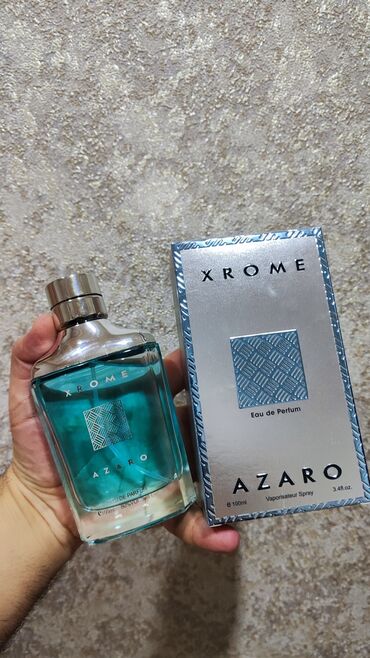 kişi kurtkasi: Xrome Azaro 100ml
Dubay istehsal 
qaliciliqi 5.6 saat bire bir qoxudu