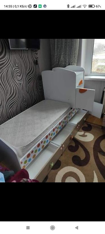 paltar dolablari: Oğlan və qız üçün, İşlənmiş, Çarpayı, Matras ilə, Siyirməli — 1