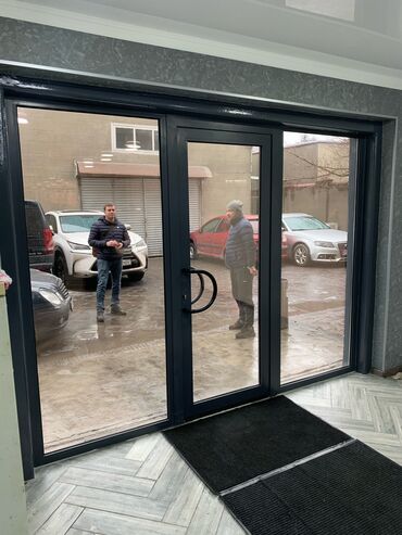 Алюминиевые окна на заказ: Алюминиевый тамбур. Стеклянный тамбур. Тамбур стеклянный. Тамбур — 22