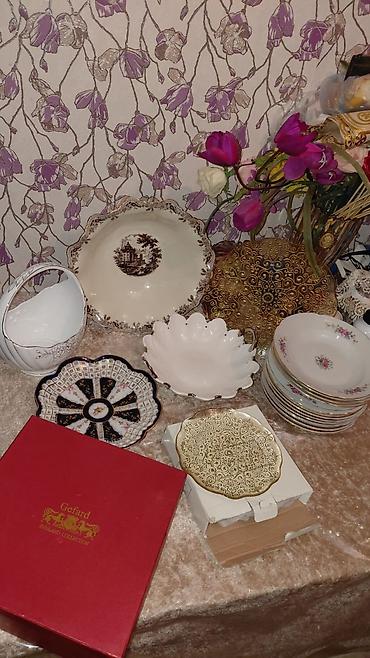 Gefard “England Collection” süfrə qabları və dekorativ boşqablar dəsti