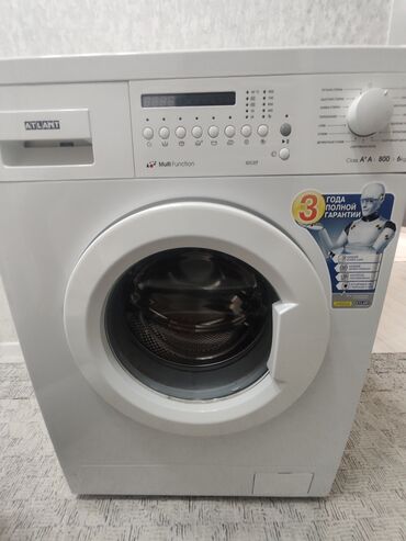 телефон арзан ош: Кир жуучу машина Atlant, Автомат, 6 кг чейин