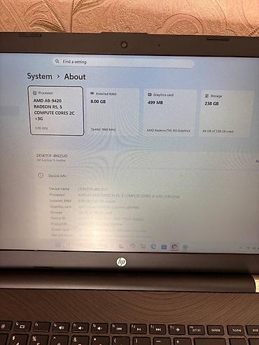 HP: İşlənmiş HP Pavilion, 15.6 ", AMD A9, 256 GB, Ünvandan götürmə, Pulsuz çatdırılma, Ödənişli çatdırılma — 7
