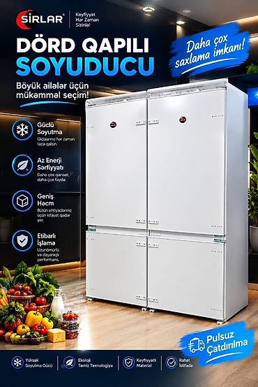 Elektronika: Dörd qapılı soyuducu – böyük ailələr üçün ideal seçim! - Güclü — 1