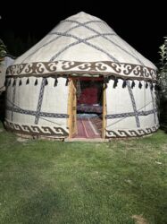 Аренда юрт: Аренда юрты, Каркас Деревянный, 75 баш, Казан, Посуда, Самовар — 1