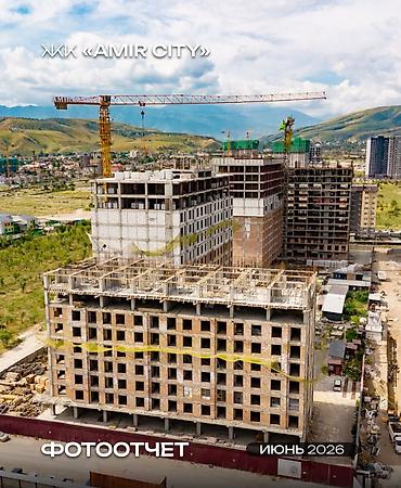 amir city: 2 комнаты, 61 м², Ала-Арча ТРЦ Элитка, 10 этаж, ПСО (под самоотделку) — 6