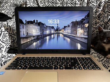 старый жесткий диск: Ноутбук, Asus, 4 ГБ ОЭТ, Intel Celeron, 15.6 ", Колдонулган, Татаал эмес тапшырмалар үчүн, эс тутум HDD