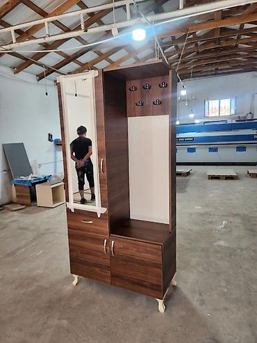 dehliz dolap: Dəhliz üçün çoxfunksiyalı paltar asqısı-dolab komplekti - Material — 3