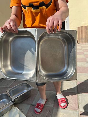 Оборудование для ресторанов, кафе: Pasdanda (ç Stainless Steel) GN gastronorm qablar dəsti - Material — 1