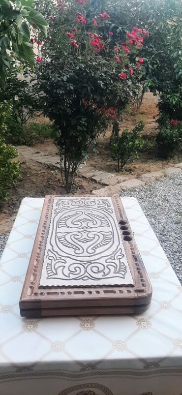 Nərdlər: Əl işı – taxta nərd/şaqul-şahmat dəstləri - Material: təbii ağacdan — 9