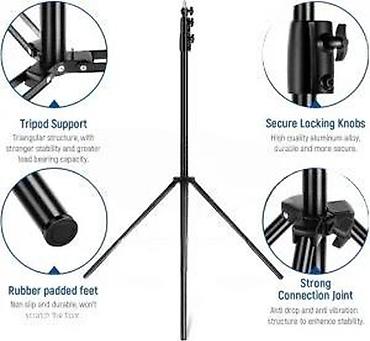 Osvetljenje: Studijski stalak za rasvetu/foto opremu - Višenamenski light stand za — 25