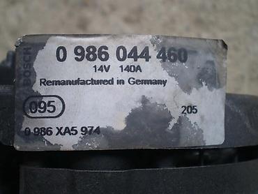 kocioni diskovi: ALTERNATOR ZA VOLKSWAGEN PASSAT B5, PASSAT B5.5 | Alternator sa — 4