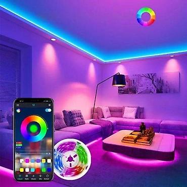 Rasveta: SET RGB LED traka 10m 5050 12v 220V. AKCIJA PROLEĆNA 11% DO — 4