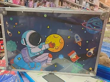 sinsej skafander: Veliki set Astronaut za crtanje u metalnom koferu – Novi dezen Set za — 3