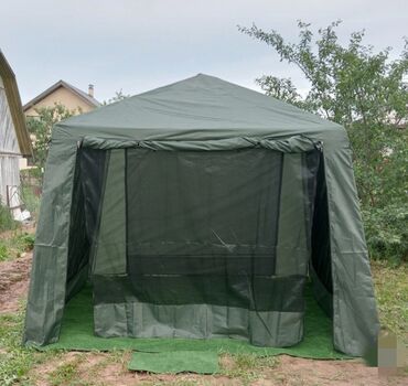 Палатки: Беседка шатёр туристический для кемпинга и для дачи размер 320х320х245