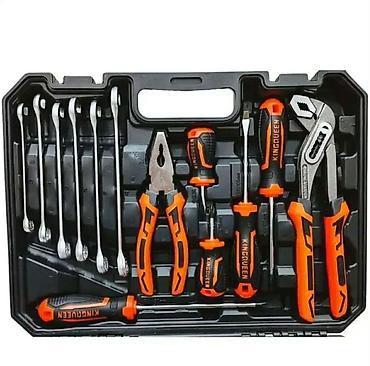 uradi sam merdevine akcija: KINGQUEEN profesionalni set alata – 58 delova (1/4" i 1/2") Kompletan — 1