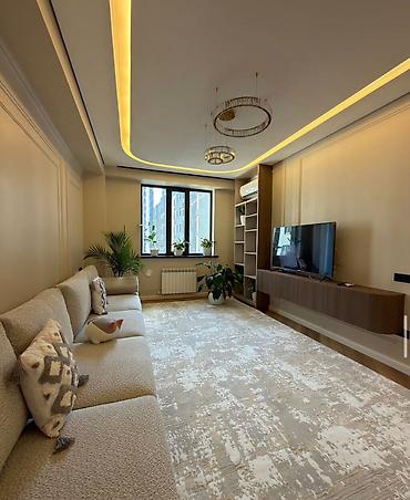 borsan: 3 комнаты, 93 м², Тунгуч мкр Элитка, 6 этаж, Дизайнерский ремонт — 2