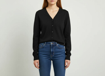 kardigan z kapturem reserved: Women`s knitwear, size S