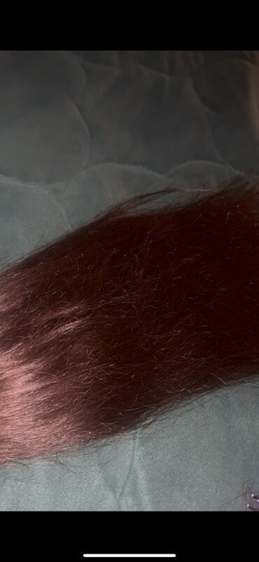 гиалуроновая кислота для лица: Qırmızı-şabalıd rəngində saç tutması (parik/saç tresi) - Rəng: isti