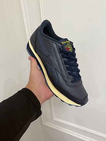 Мужские кроссовки, 40, 40.5, 41, Reebok, Новый, цвет - Синий, Бесплатная доставка, Платная доставка