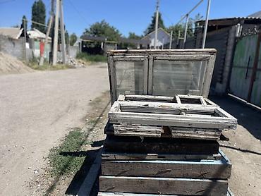 bbs 4 100: Старые деревянные оконные рамы с остеклением и без Описание: - Набор — 4