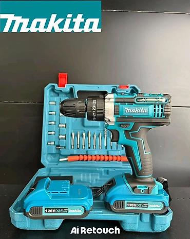 Makita akkumulyatorlu dəst – zərbesiz/şurup sıxma funksiyalı matkap